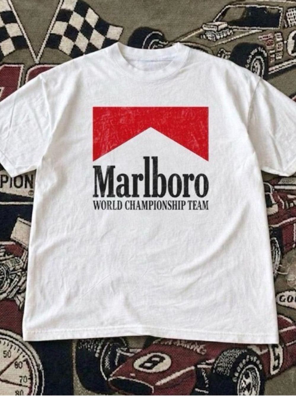 Marlboro White Graphic Tee